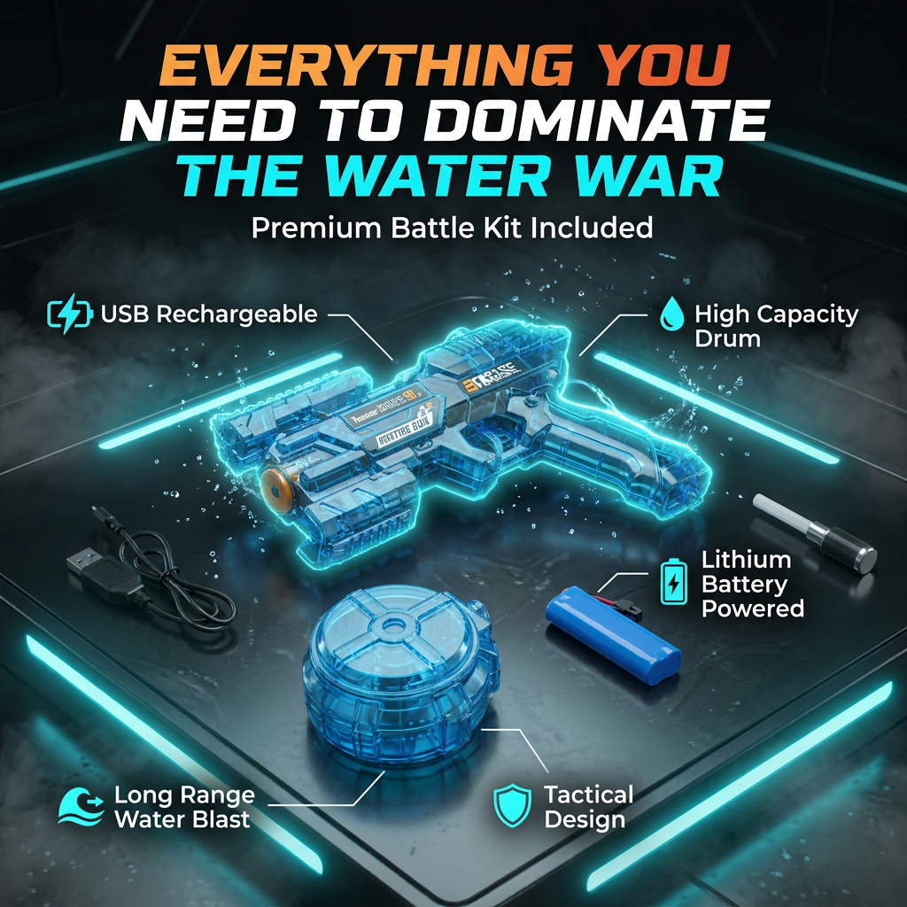 AquaWarz™ High Pressure Water Gun 🔥💦